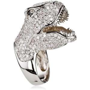  nOir Fantasia Silver Dinosaur Ring, Size 6 Jewelry