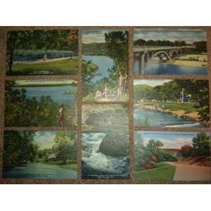  Lot of Eight (8) 1950s Collectible Postcards Paintings 