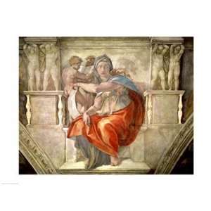 Sistine Chapel Ceiling Delphic Sibyl   Poster by 