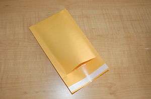 40 #000 4x8 Kraft Bubble Mailers Padded Envelopes Size # 2 / 4x7 