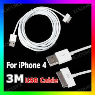 3M 10ft USB Cable Extension Charger For iPhone 4 4S iPod Nano Touch 2G 