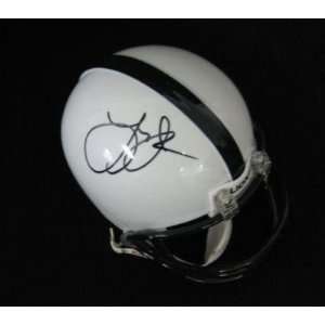  Larry Johnson Signed Mini Helmet   Penn State PSA DNA 