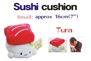 Japanese Food Sushi Cushion Pillow tuna shrimp egg  