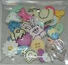 BAG O BUTTONS SPRING EASTER THEME & ACCENTS EMBELLISHMENTS *RANDOM 