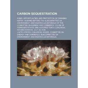  Carbon sequestration risks, opportunities (9781234476953 