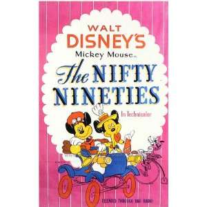   Nineties Poster Movie 27x40 Walt Disney Clarence Nash
