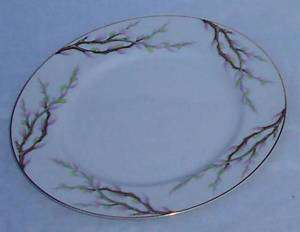 Spring Willow by Kent Brown Branches Pink Dinner Plate  