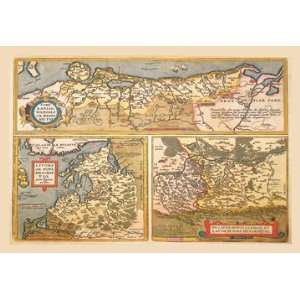  Maps of Eastern Europe and Russia 20X30 Canvas Giclee 