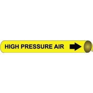  PIPE MARKERS HIGH PRESSURE AIR B/Y