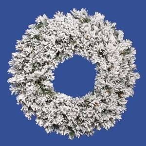  30 Lit Snow Crystal Wreath 230 Tips