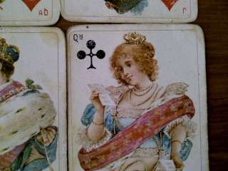   of Antique Dutch Playing Cards with Queen Wilhelmina on Front  