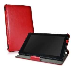  BoxWave Ardent Red Leather Kindle Fire Book Jacket   Slim 