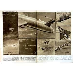   1950 AIR DEFENCE JET BOMBER AEROPLANE FIGHTER AIRCRAFT
