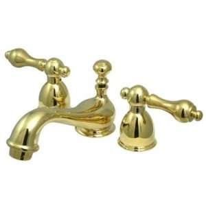 Kingston Brass KS3952AL+ Restoration Mini Widespread Lavatory Faucet 
