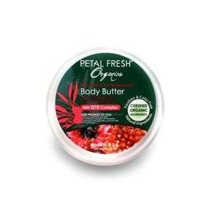   Petal Fresh Organics Tea Tree Pomegranate Body Butter 6 oz Beauty