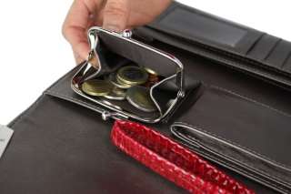 Paris Designer Ladies Leather Wallet iPhone Purse Magnet Clutch White 