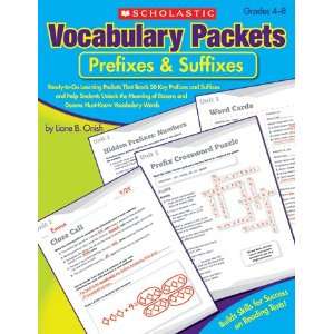  VOCABULARY PACKETS PREFIXES & Toys & Games