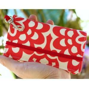  Kailo Chic iPhone Wallet Cover Case with Key Clasp   Red 