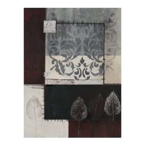  Silver Damask I by Connie Tunick, 18x43