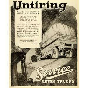 Ad Service Motor Truck Co Petry & Storage Co Trenton NJ Motor Vehicle 