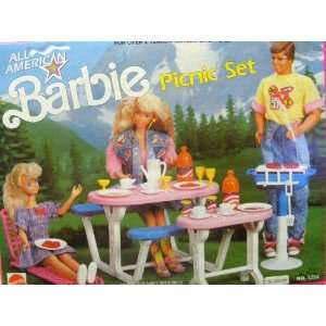  Barbie All American Picnic Set Toys & Games