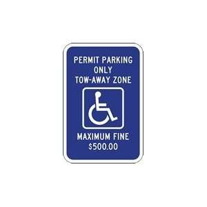   and Metro Atlanta Handicap Parking Sign   12x18