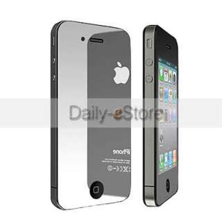 6x MIRROR SCREEN PROTECTOR FILM COVER for iPhone 4G 4S  