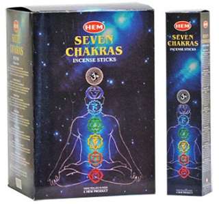 This Auction is for 1 set of the 7 chakras incense stick.