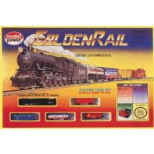  Model Power N Scale Golden Rail Train Set Toys & Games
