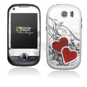   Skins for Samsung B5310 Corby Pro   Hearts Design Folie Electronics