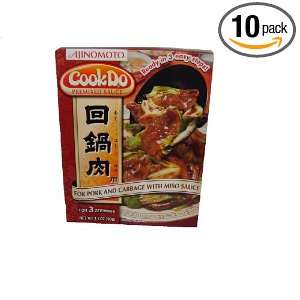 Ajinomoto Cookdo Fried Pork With Cabbage, 3.1 Ounce Units (Pack of 10 