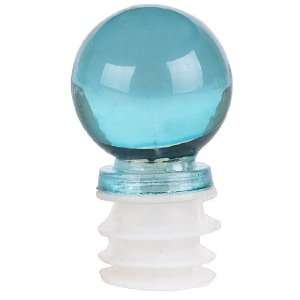  Aqua Blue Glass Bottle Cork Topper 