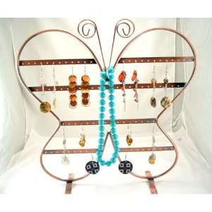  Earring Holder   Butterfly   holds 42 pairs of earrings 