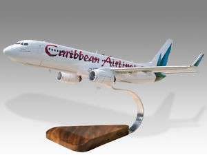 Boeing 737   800 Caribbean Airlines Wood Airplane Model  