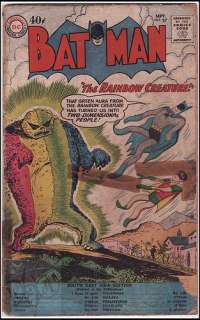 1960 BATMAN COMICS #27 The Rainbow Creature SOUTHEAST ASIAN EDITION 