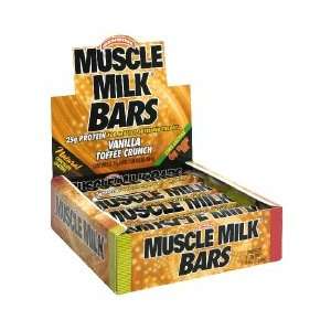   Muscle Milk Bar   Vanilla Toffee Crunch   8 ea