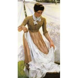  Hand Made Oil Reproduction   Charles Courtney Curran   24 