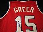 HAL GREER Signed Philadelphia 76ers Jersey  James Spence Authenticated