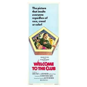 Welcome to the Club Original Movie Poster, 14 x 36 (1971 