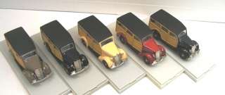 LOT de 5 REXTOYS 1/43 FORD TYPE 48 BREAK REX TOYS  