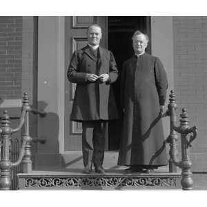 1924 photo Bishop Curley & Father OConnell, 1/9/24 