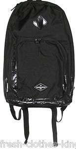 CROOKS & CASTLE New Black On Black Venture Back Pack  