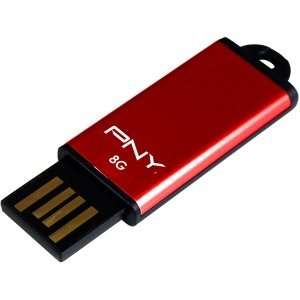  PNY Micro Slide Attach P FDU8GBSL EF/REDS2 8 GB USB 2.0 Flash 