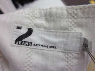NWT 2 JEANS KATAYONE ADELI White Pants Suit Sz 6 8 $285  