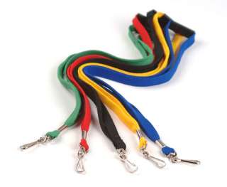 LOT of 25 NECK Flat LANYARD ID BADGES Choose One COLOR  