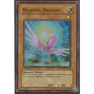    Yugioh SOVR EN001 Majestic Dragon Super Rare Card Toys & Games