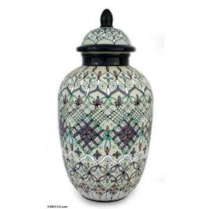  Ceramic vase, Summer Lilacs