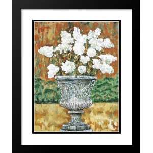 Daniella Alexandra Framed and Double Matted 20x23 Hydrangeas With Urn 