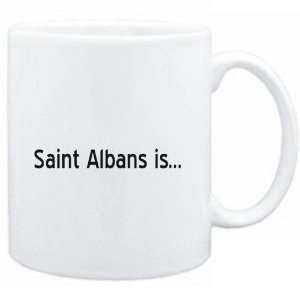  Mug White  Saint Albans IS  Usa Cities Sports 