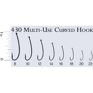 Fly Fishing Hook   JS 430 Multi Use Curved Hook   50 hooks 